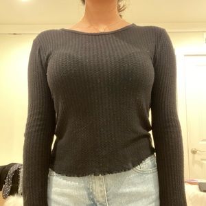 Black long sleeve tillys top